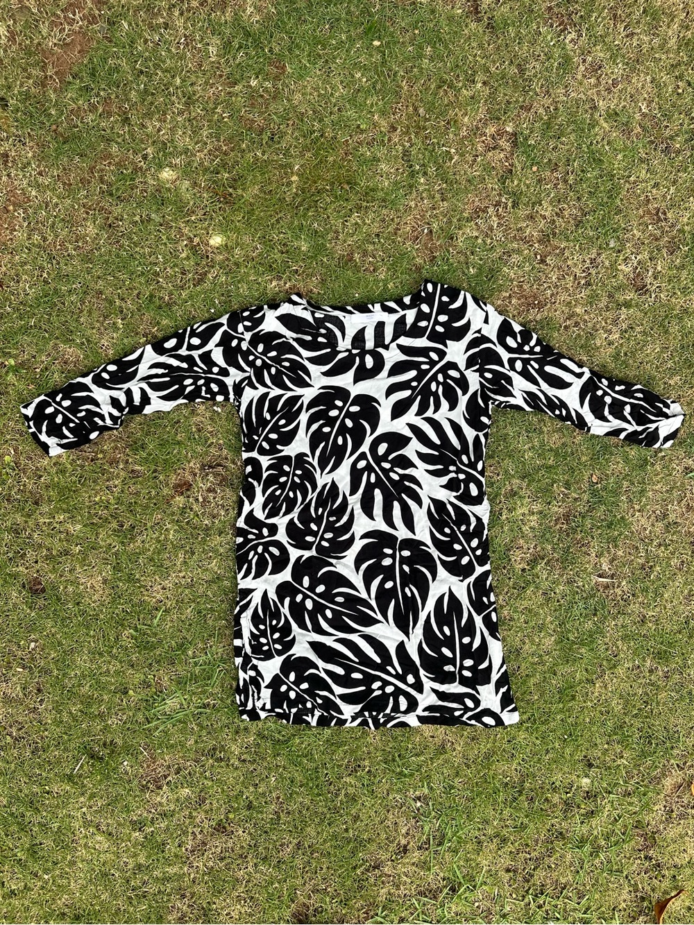 Mikoh Mini Collection Monstera Print Dress Size Large